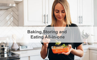 Multicolor Glass Storage Set