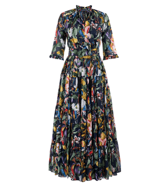 Eden Dress Indigo Midi Dress - By Baano