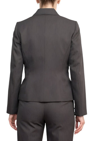 Le Suit Notched Collar 2 Button Jacket with Button Hook Zipper Closure Pants (Two Piece Set) - By Baano