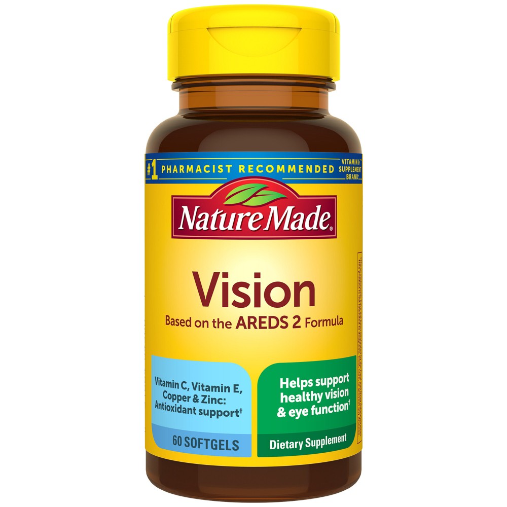 Nature Made Vision Based On The AREDS 2 Formula Softgels