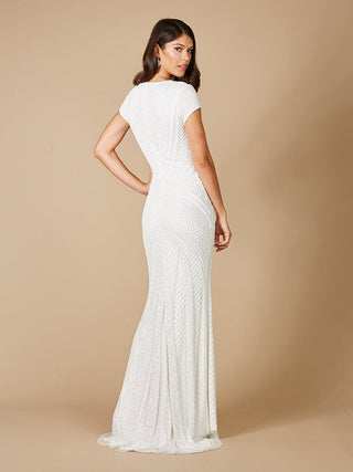 Lara Flavia Fitted Beaded Wedding Gown - By Baano