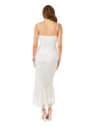 Lara Fae V-Neck Spaghetti Strap Wedding Gown - By Baano