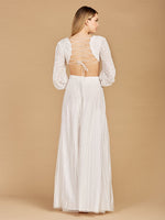 Long Sleeve Cut Out Wedding Dress - By Baano