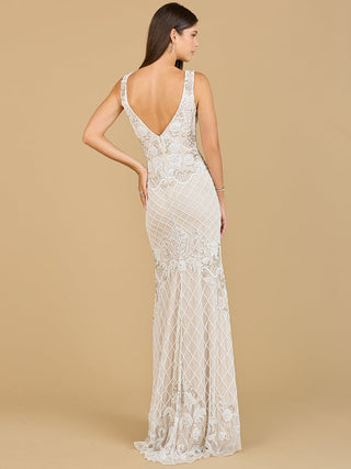 High-Neck Sleeveless Wedding Gown - By Baano
