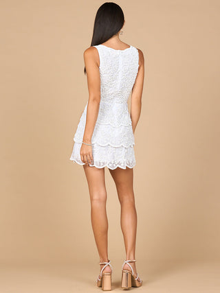 Tiered Beaded Dress - By Baano
