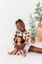 Holiday Plaid | DOLL DRESS - By Baano