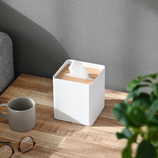 Tissue Box Cover - Square - Steel - By Baano