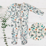 Boys Soft Sleepers Skelly Skateboard - By Baano