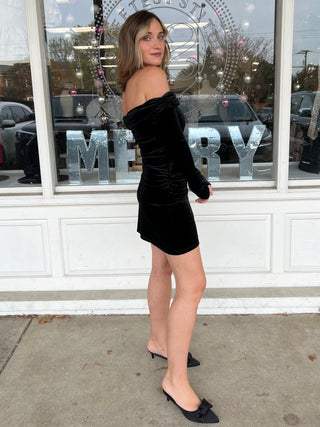 Ava Velvet Dress