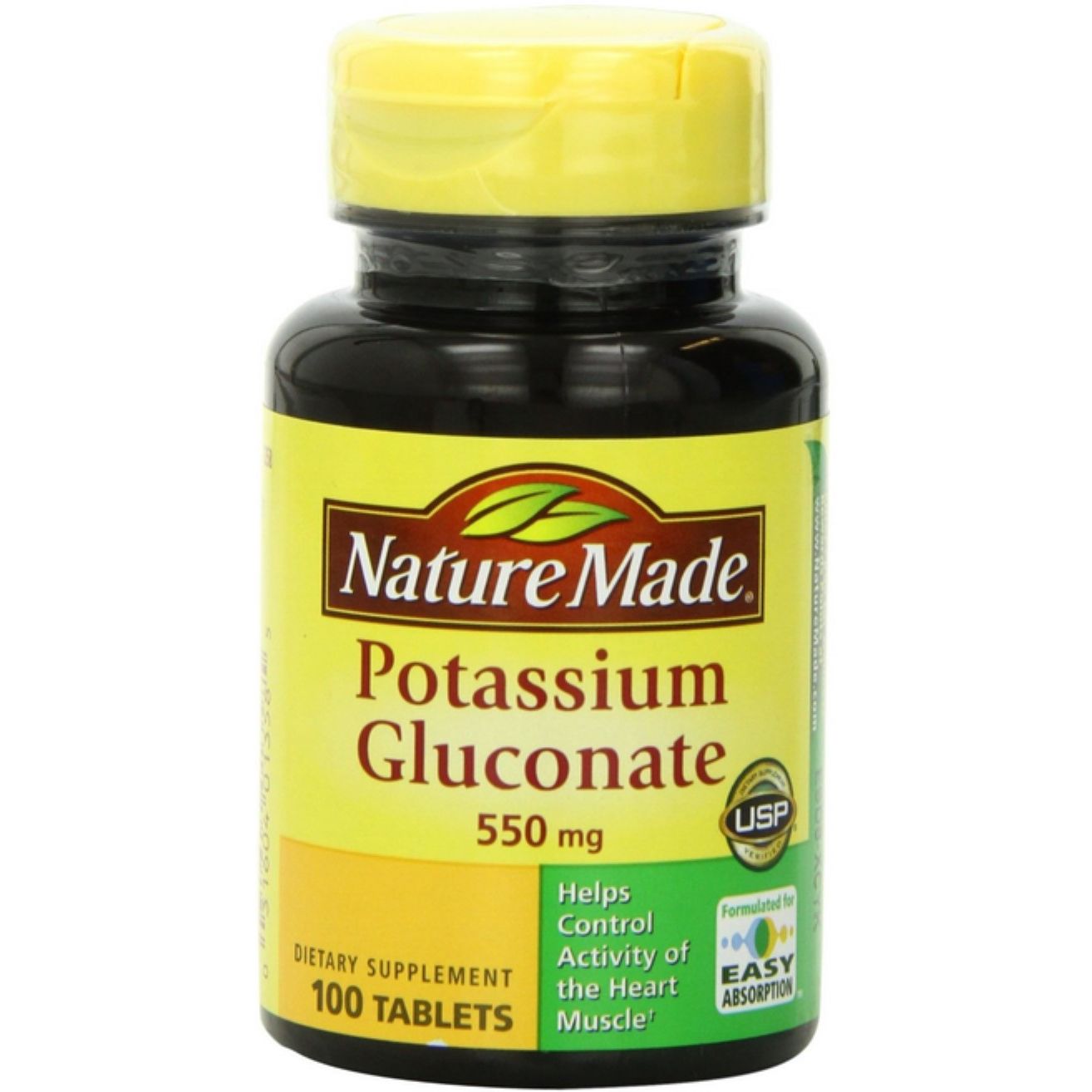 Nature Made Potassium Gluconate 550 Mg Tablets