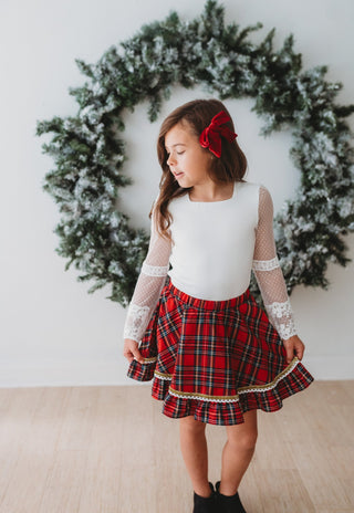 *PREORDER* Christmas Tartan Skort