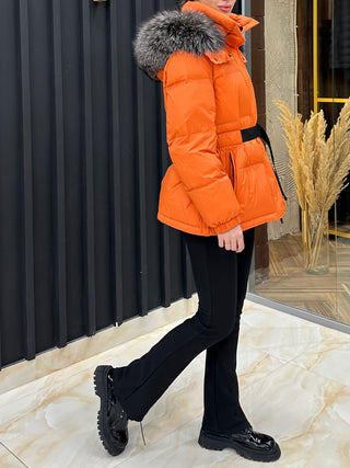 Genuine Silver Fox Down Fill Jacket - By Baano