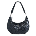 Mini Insulated Water Bottle- 350 ml- Black with Silver top