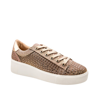 Diva Sneaker in Rose Gold Naughty Monkey