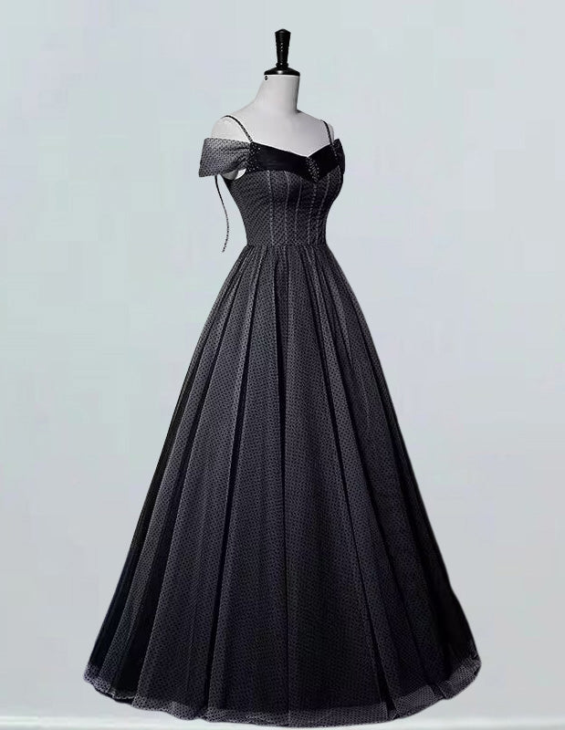 Off-Shoulder Tulle Evening Gown | Elegant Prom & Bridesmaid Dress