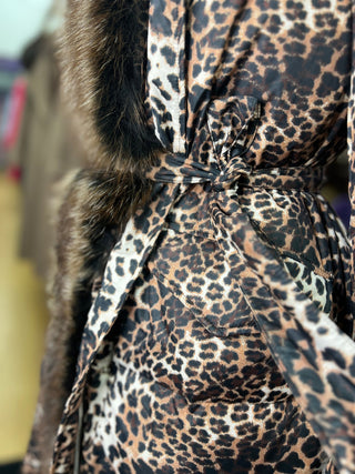 Genuine Silver Fox Down Insulated Parka - By Baano