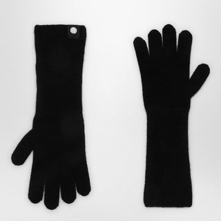 Black Cashmere Gloves - By Baano