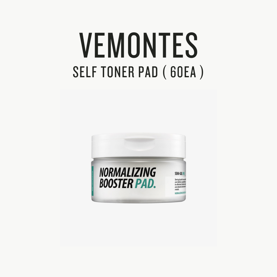 [ Vemontes ] Normalizing booster toner pad ( 60EA )