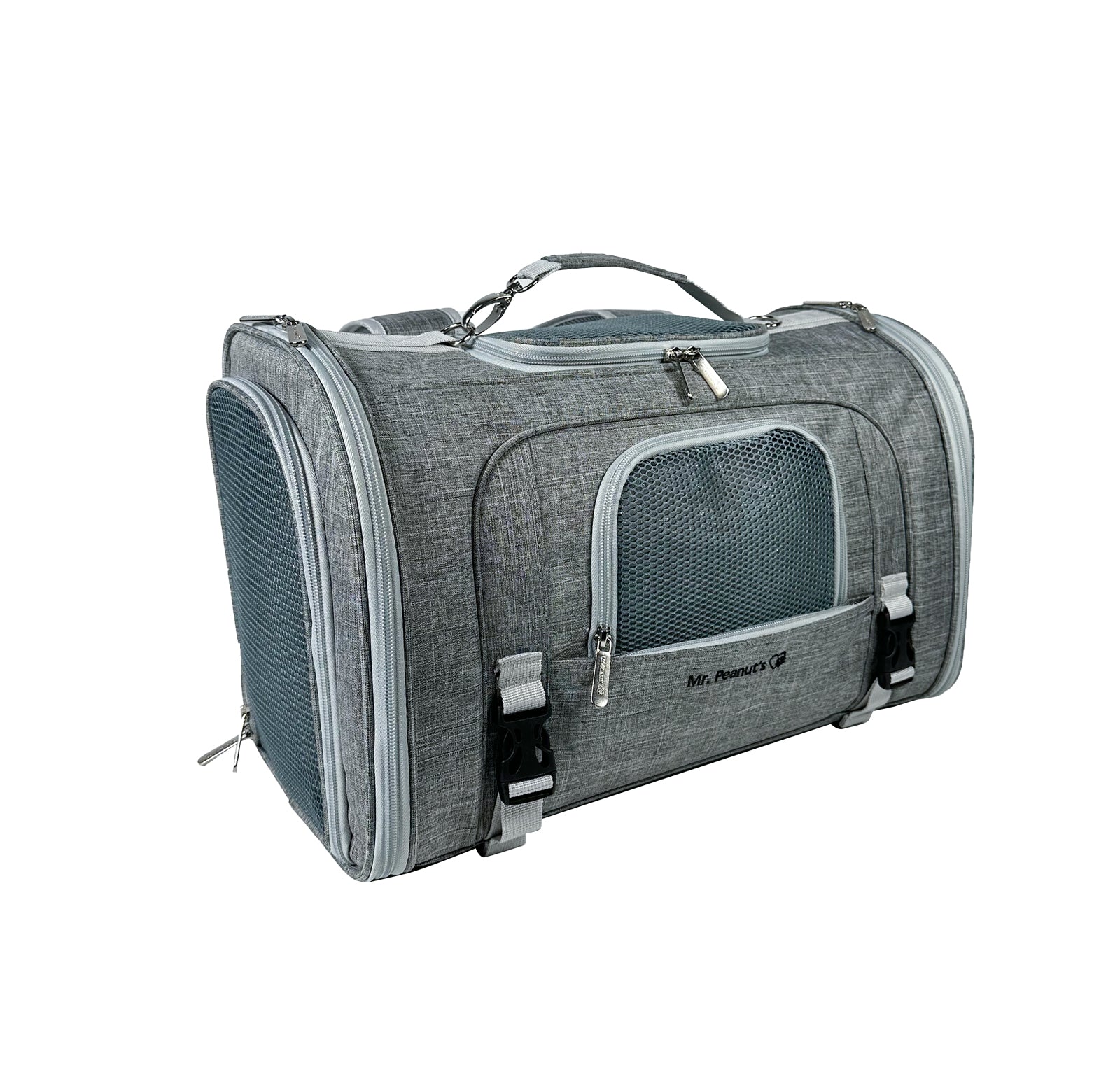 Mr. Peanut's Monterey Series Airline Compliant Horizontal Backpack Pet Carrier - By Baano