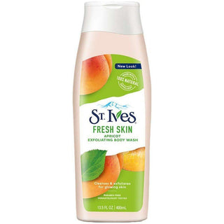 St. Ives Smooth & Glow Body Wash Apricot, 13.5 Oz