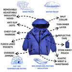 Car Seat Coat | The Road Coat Arctic - Royal Blue