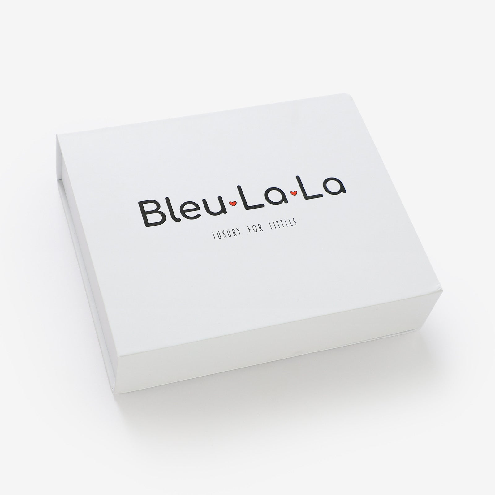 Luxe Collection 100% Organic Cotton Luxury Knit Baby Blanket + Hat Set with Gift Box Bleu La La