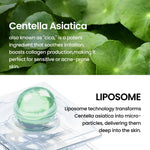 Liposome Daily Cleansing Oil, Gentle Makeup & Blackhead Remover for Sensitive Skin with Centella Asiatica TECA, Korean Skincare for Trouble Care (6.76 Fl. Oz., 200Ml)