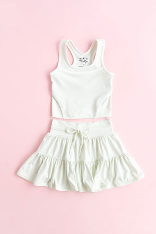Hint of Mint | 2-tiered Skort - By Baano