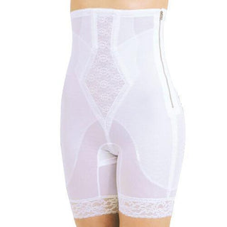 Style 6228 | High Waist Thigh Slimmer with Side Zipper | Memory Compression Fabric | Medium Support Rago Shapewear