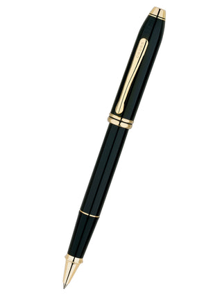 Townsend® Classic Black Lacquer Rollerball Pen - By Baano