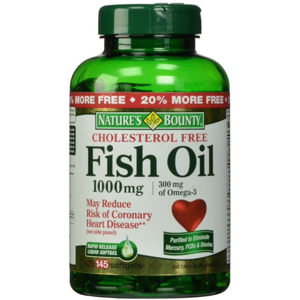 Nature's Bounty Fish Oil 1000 Mg, Rapid Release Liquid Softgels