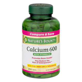 Nature's Bounty Calcium 600, With Vitamin D3, Tablets