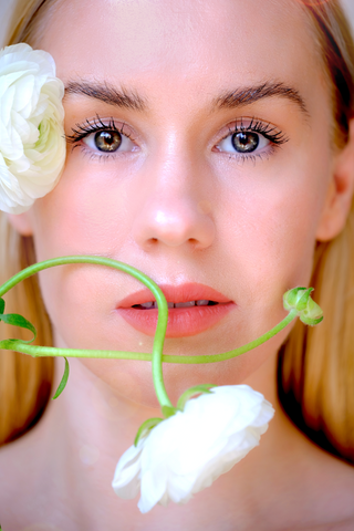 Vegan MultiStick colored from Radish, Beets, Turmeric + Spirulina for Cheeks and Lips  - I am. Perfect.