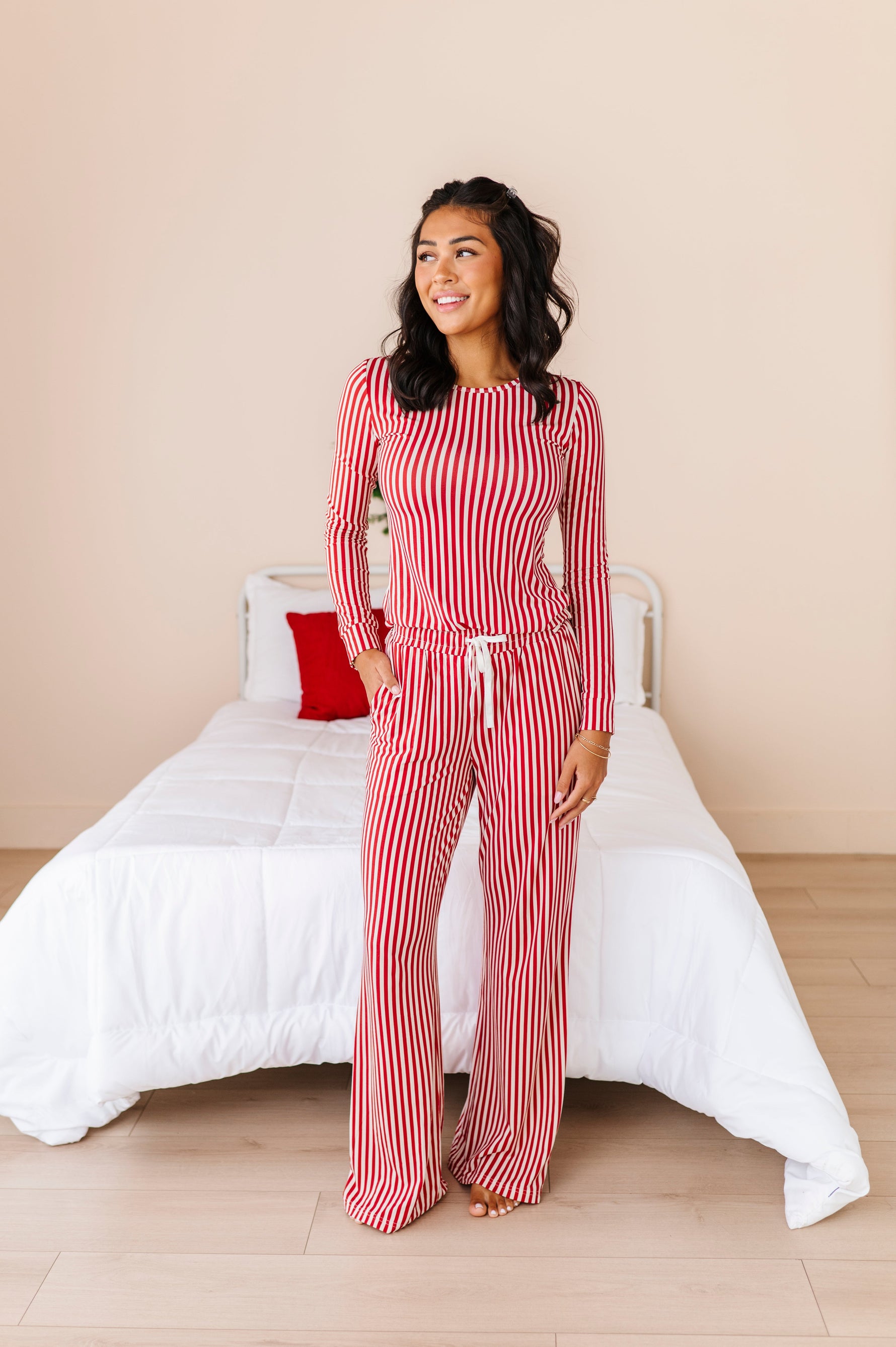Red Stripes | Women’s PJ PANTS - By Baano