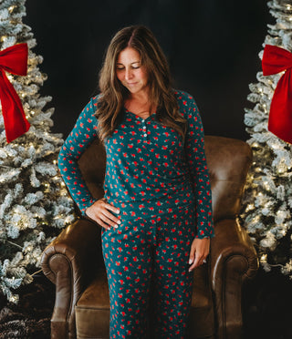 *PREORDER* Women's Christmas Rose Comfort Set