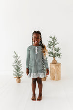 Green Stripes | NIGHTGOWN - By Baano