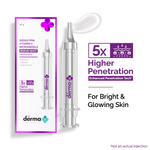 The Derma Co 50000 PPM Vitamin C Microneedle Face Serum Shot for Bright & Glowing Skin