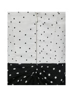 Tamryn Black & White Polka Dot Sweetheart Maxi Dress