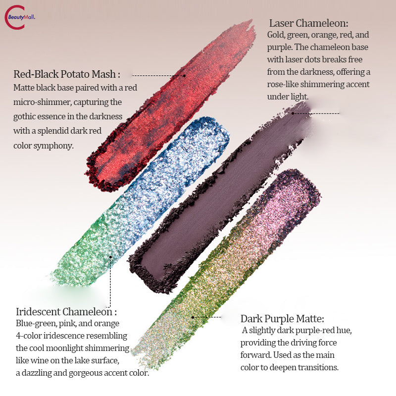 CHEERYEP (QIANYAN) X @freya86_ff  16-Color Natural Star Eye Shadow Palette - 09#Floating Life