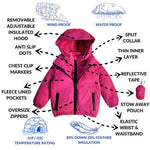 Car Seat Coat | The Road Coat Arctic - Fuchsia