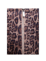 Qiara Cheetah Print Peplum Top with Lace Trim Miss Circle