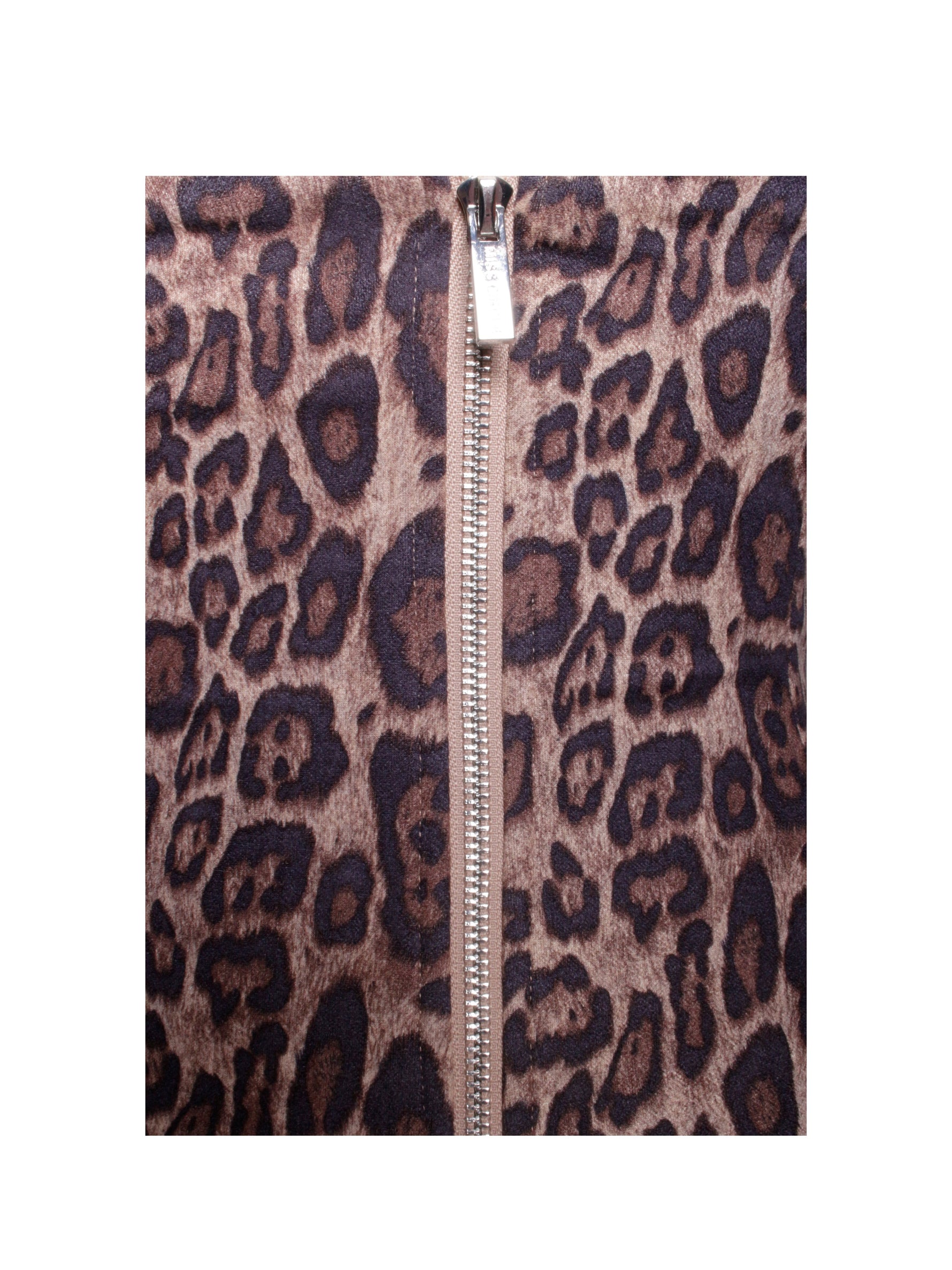 Qiara Cheetah Print Peplum Top with Lace Trim Miss Circle