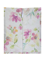 Jacinda Yellow Floral Print Ruched Breast Linen Midi Dress