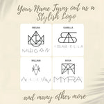 Elizabeth Name Logo Necklace