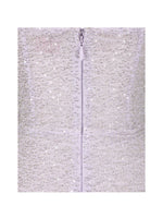 Raylee Lilac Beaded Mesh Strapless Sheath Maxi Dress