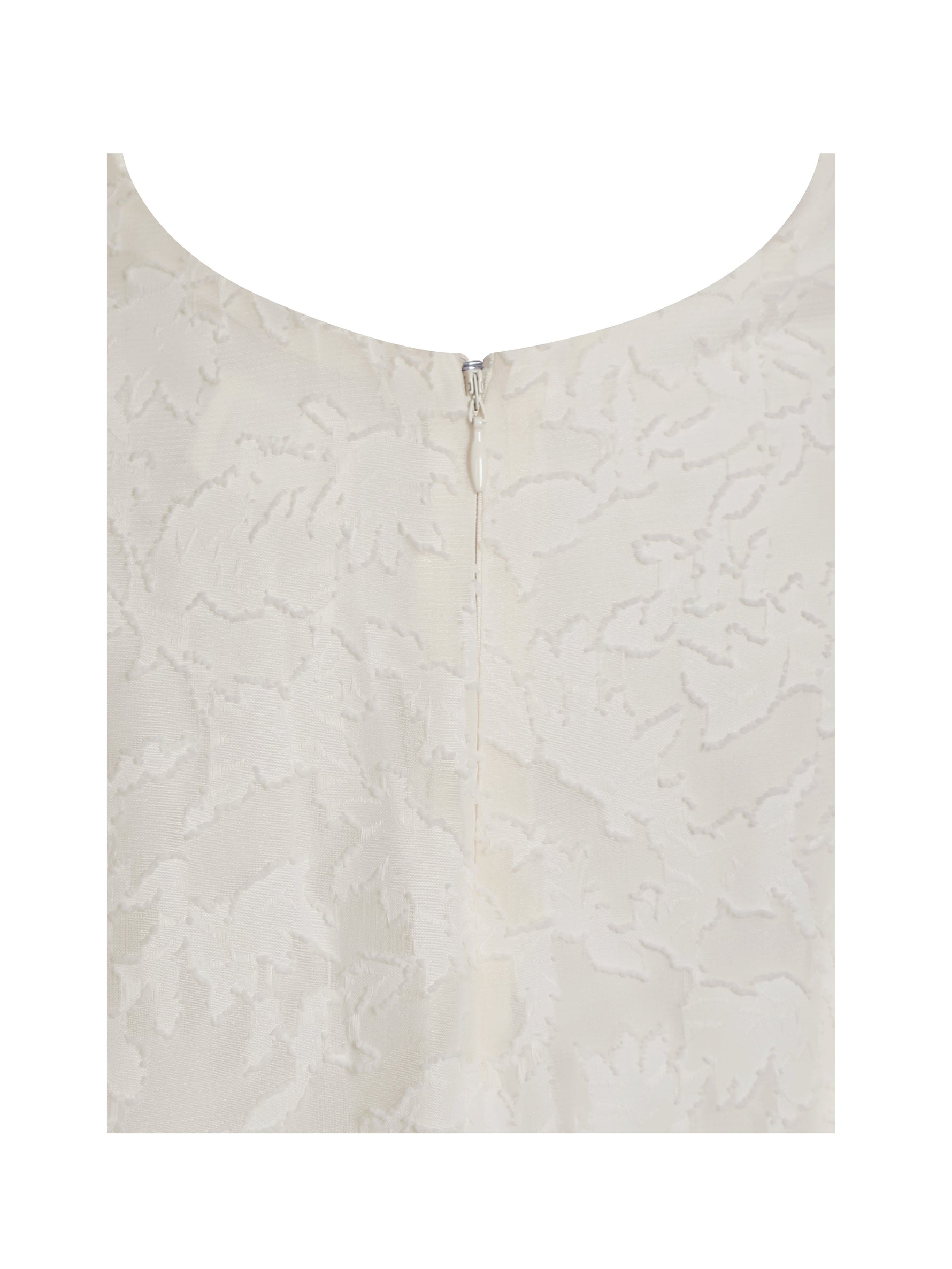 Pandora White Bubble Sleeve Backless Maxi Dress Miss Circle