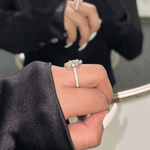 3.0ct Moissanite Diamond Engagement Ring Ring Deluxe Fine Jewelry