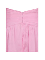 Odelle Tulip Pink Crinkle Chiffon Wrap Dress