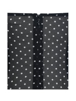Yadira Black Base Polka Dot Chiffon Maxi Dress Miss Circle