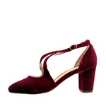 Oren Velvet Mary Jane Heels Chelsea Crew